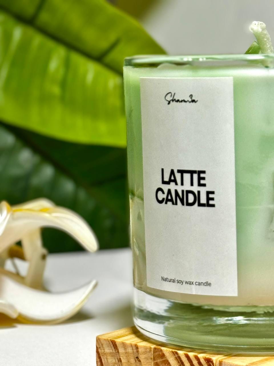 Bougie Latte Artisanale Marocaine – Fait Main par Zaynah | Éco-Friendly & Déco Élégante