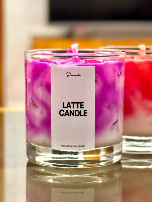 Bougie Latte Artisanale Marocaine – Fait Main par Zaynah | Éco-Friendly & Déco Élégante